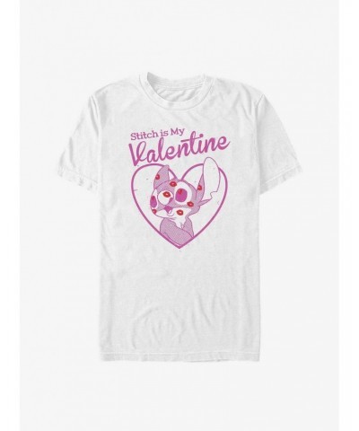 Disney Lilo & Stitch Kisses Stitch Is My Valentine Extra Soft T-Shirt $14.35 T-Shirts