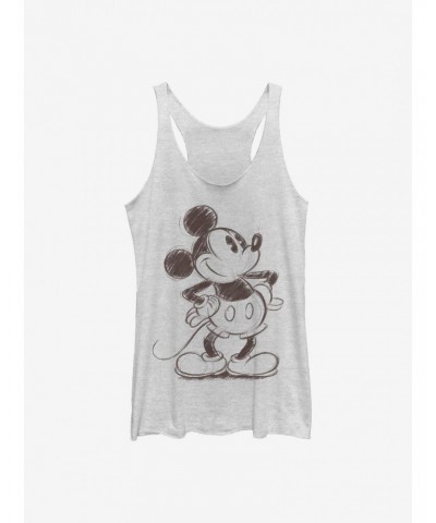 Disney Mickey Mouse Sketch Mickey Girls Tank $8.03 Tanks