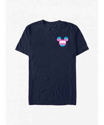 Disney Mickey Mouse Transgender Pride Badge Pride T-Shirt $10.76 T-Shirts