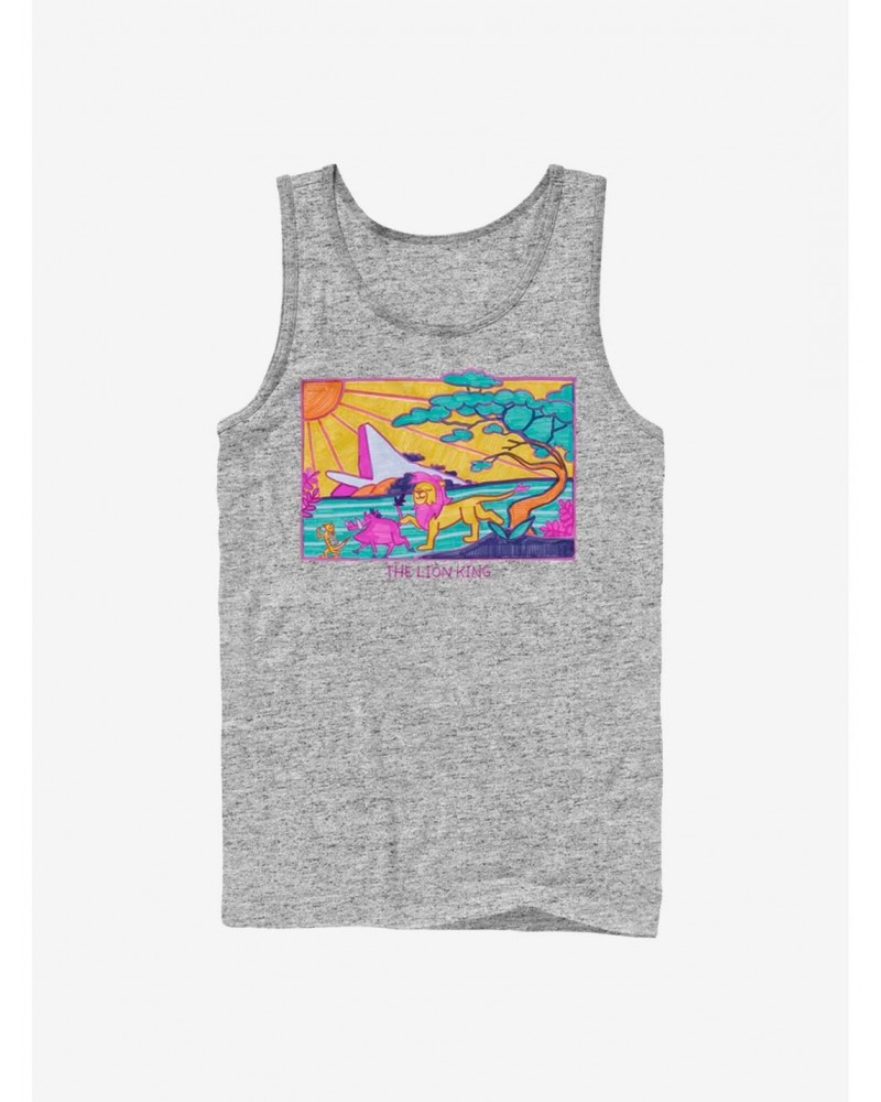 Disney The Lion King Marker Art Tank $7.72 Tanks