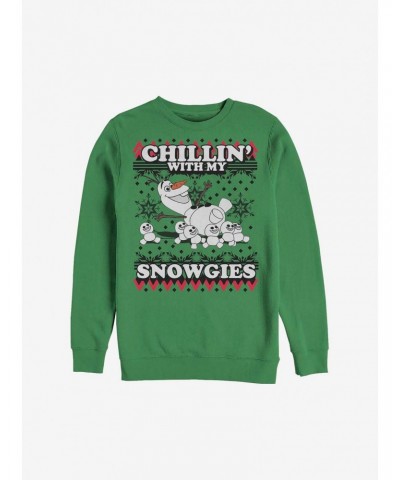 Disney Frozen Snowmie Chillin' Holiday Sweatshirt $18.45 Sweatshirts