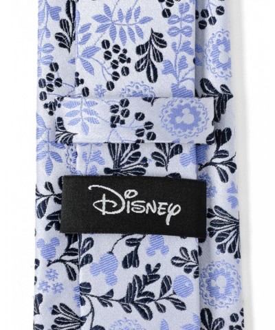 Disney Mickey Mouse Silhouette Floral Blue White Tie $31.95 Ties