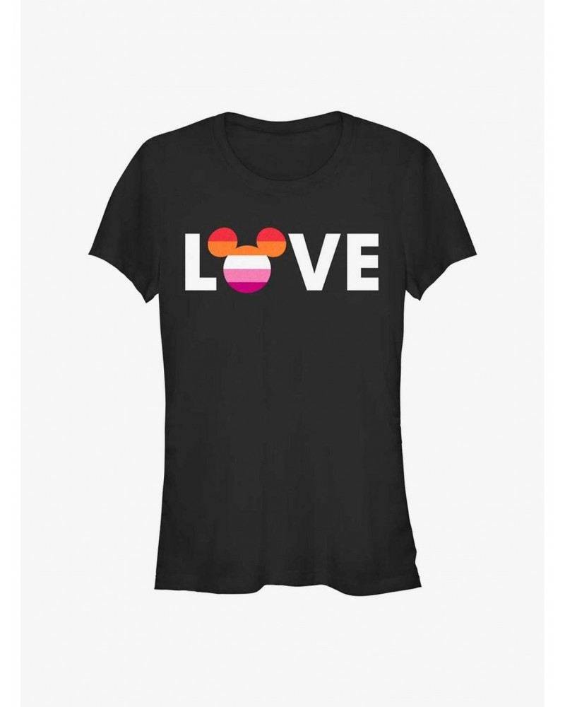 Disney Mickey Mouse Lesbian Love Pride T-Shirt $8.22 T-Shirts