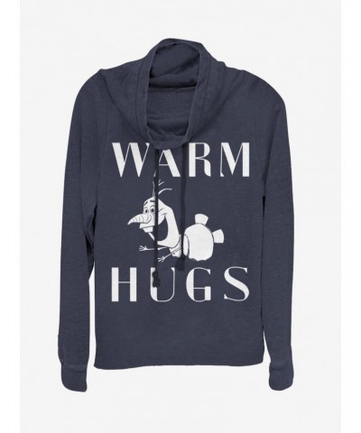 Disney Frozen 2 Warm Hugs Cowl Neck Long-Sleeve Girls Top $19.76 Tops