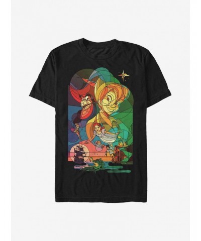 Disney Peter Pan Stained Glass T-Shirt $11.47 T-Shirts