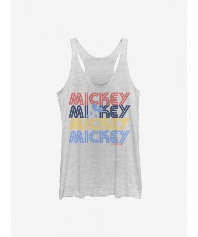 Disney Mickey Mouse Retro Stack Girls Tank $8.29 Tanks