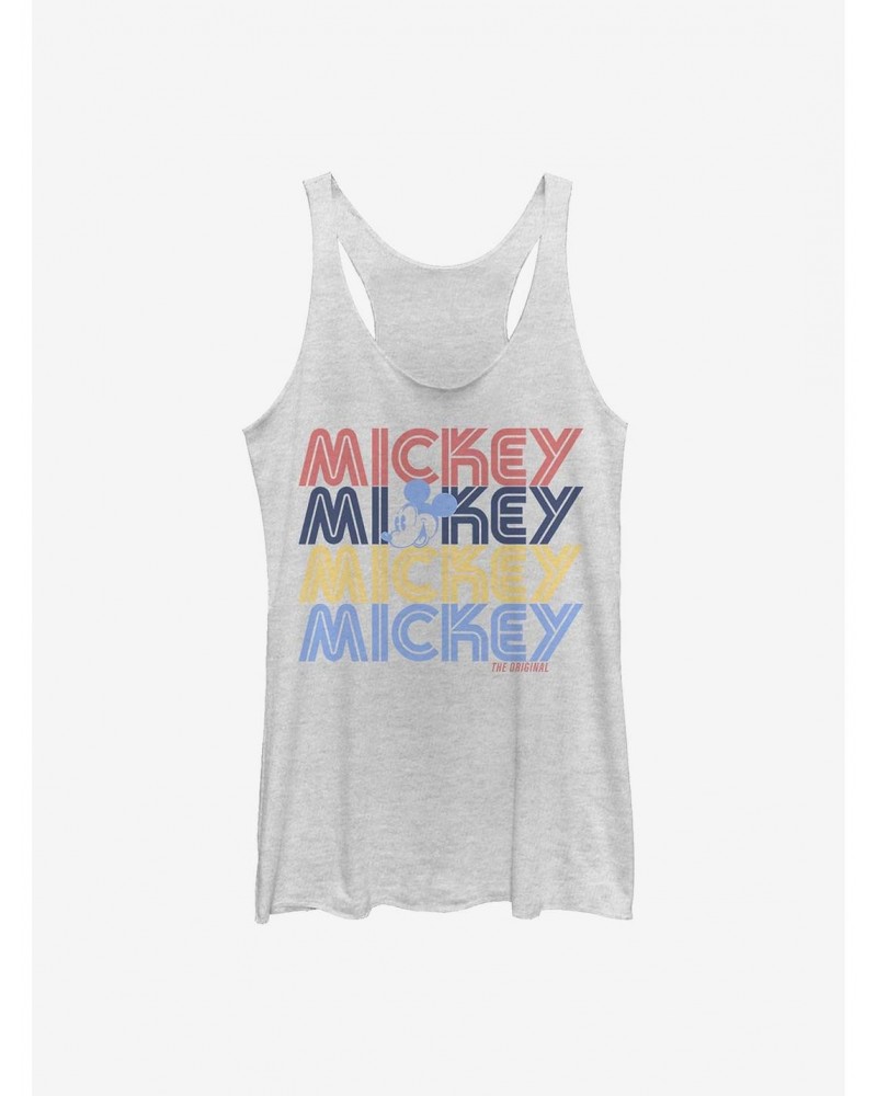 Disney Mickey Mouse Retro Stack Girls Tank $8.29 Tanks