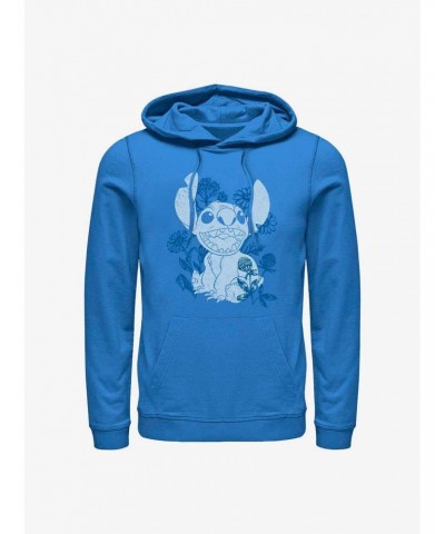 Disney Lilo & Stitch Floral Sketch Hoodie $21.55 Hoodies