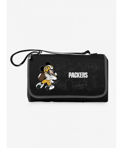 Disney Mickey Mouse NFL Green Bay Packers Outdoor Picnic Blanket $18.00 Blankets