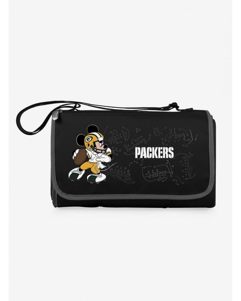 Disney Mickey Mouse NFL Green Bay Packers Outdoor Picnic Blanket $18.00 Blankets