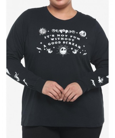 The Nightmare Before Christmas Good Scream Girls Long-Sleeve T-Shirt Plus Size $5.31 T-Shirts