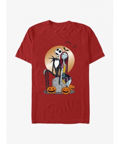 Disney The Nightmare Before Christmas Jack and Sally Holding Hands T-Shirt $9.56 T-Shirts