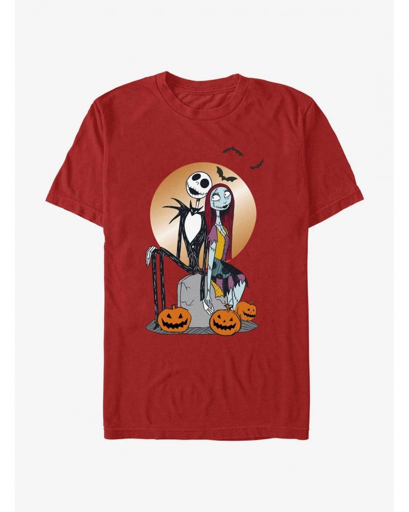 Disney The Nightmare Before Christmas Jack and Sally Holding Hands T-Shirt $9.56 T-Shirts