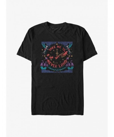 Disney Peter Pan Time To Take Me To Never Land T-Shirt $8.60 T-Shirts