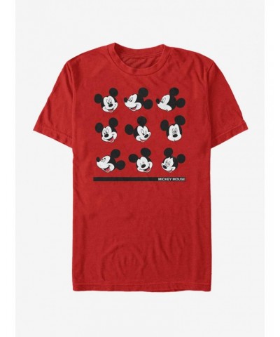 Disney Mickey Mouse Mickey Expressions T-Shirt $7.65 T-Shirts