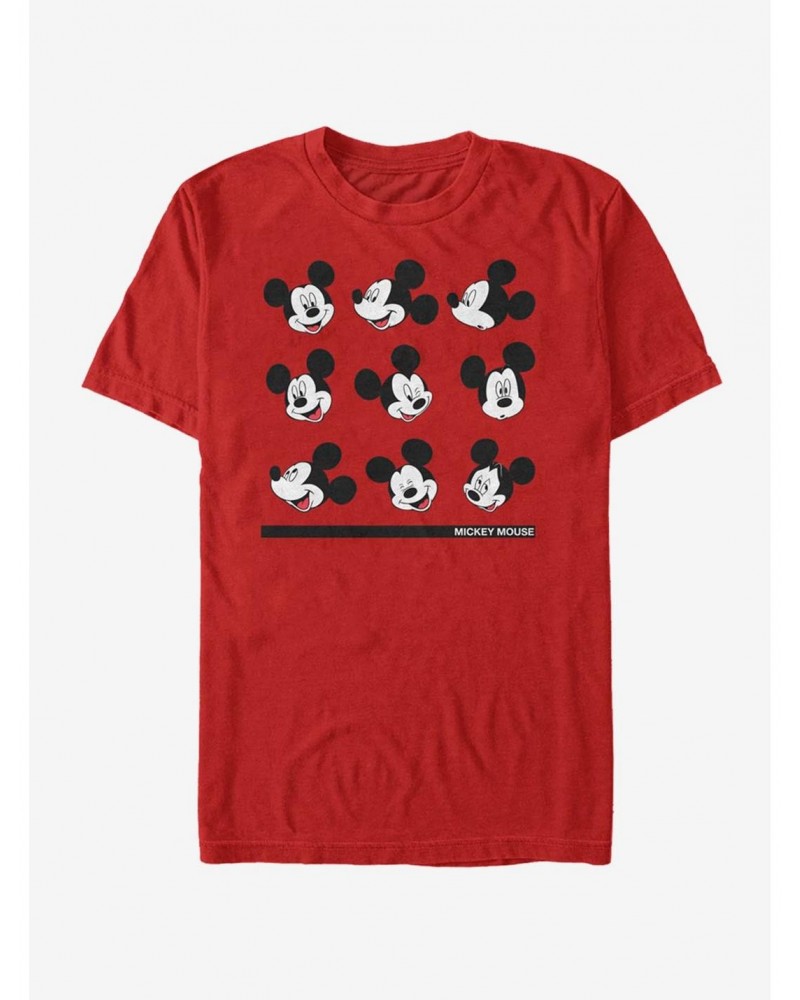 Disney Mickey Mouse Mickey Expressions T-Shirt $7.65 T-Shirts