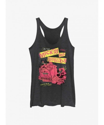 Disney Mickey Mouse Punk Rock Mickey Tour Girls Tank $12.95 Tanks