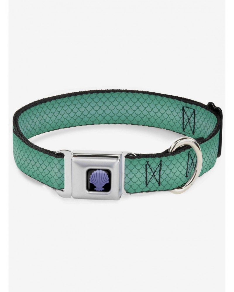 Disney The Little Mermaid Ariels Scales Seatbelt Buckle Dog Collar $8.47 Pet Collars