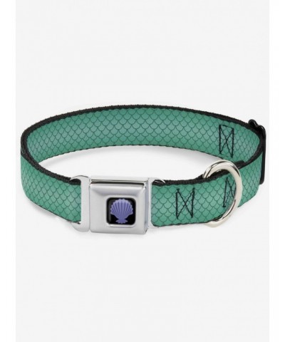 Disney The Little Mermaid Ariels Scales Seatbelt Buckle Dog Collar $8.47 Pet Collars