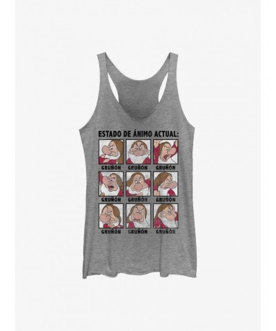 Disney Snow White and the Seven Dwarfs Spanish Grumpy Girls Tank $9.84 Tanks