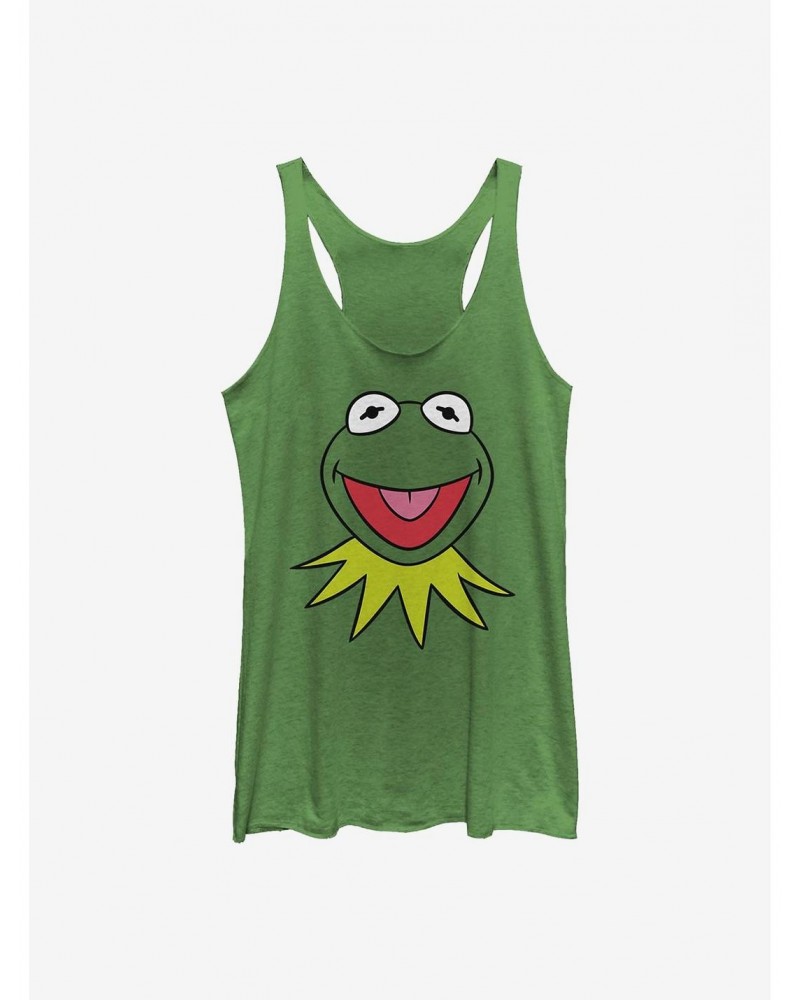 Disney The Muppets Kermit Big Face Girls Tank $12.95 Tanks