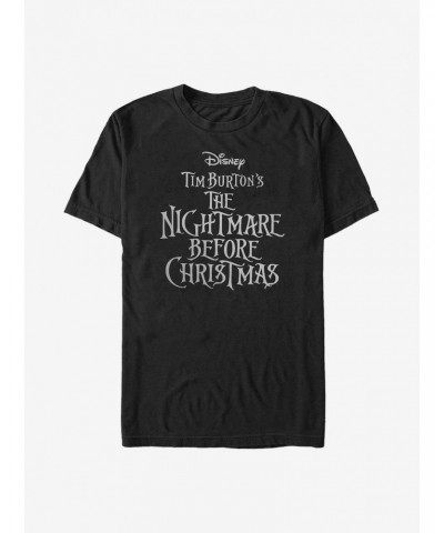 Disney The Nightmare Before Christmas Logo T-Shirt $10.76 T-Shirts