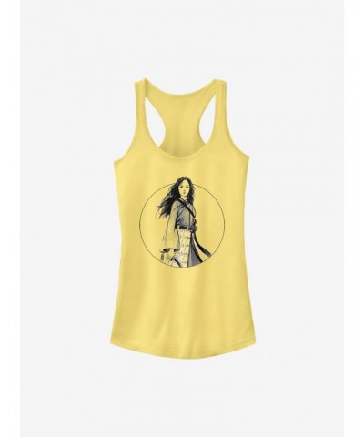 Disney Mulan Live Action Sketch Portrait Girls Tank $7.47 Tanks