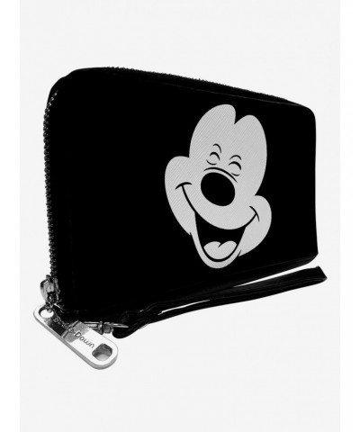 Disney Mickey Mouse Smiling Zip Around Wallet $11.85 Wallets