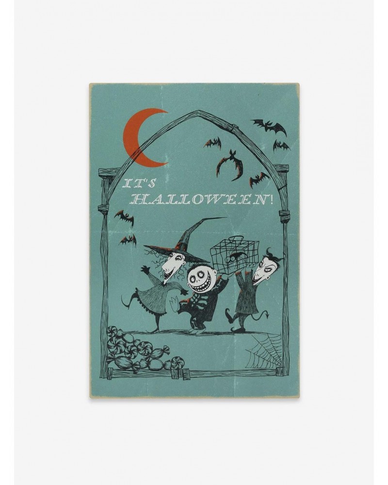 Disney The Nightmare Before Christmas It's Halloween Wood Wall Decor $17.10 Décor