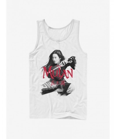 Disney Mulan Fighting Stance Tank $11.95 Tanks