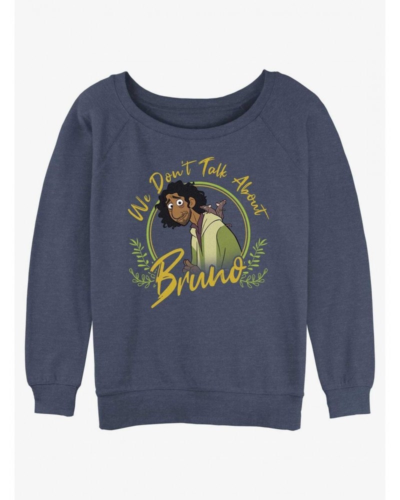 Disney Encanto We Don't Talk About Bruno Girls Slouchy Sweatshirt $12.18 Sweatshirts