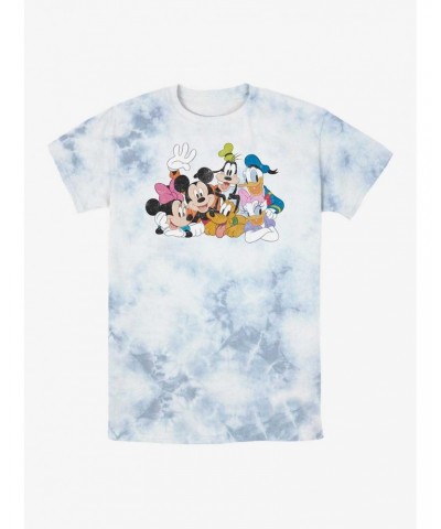 Disney Mickey Mouse All The Friends Tie-Dye T-Shirt $10.62 T-Shirts