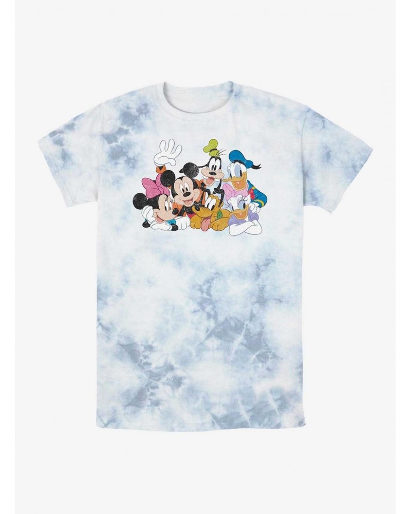 Disney Mickey Mouse All The Friends Tie-Dye T-Shirt $10.62 T-Shirts