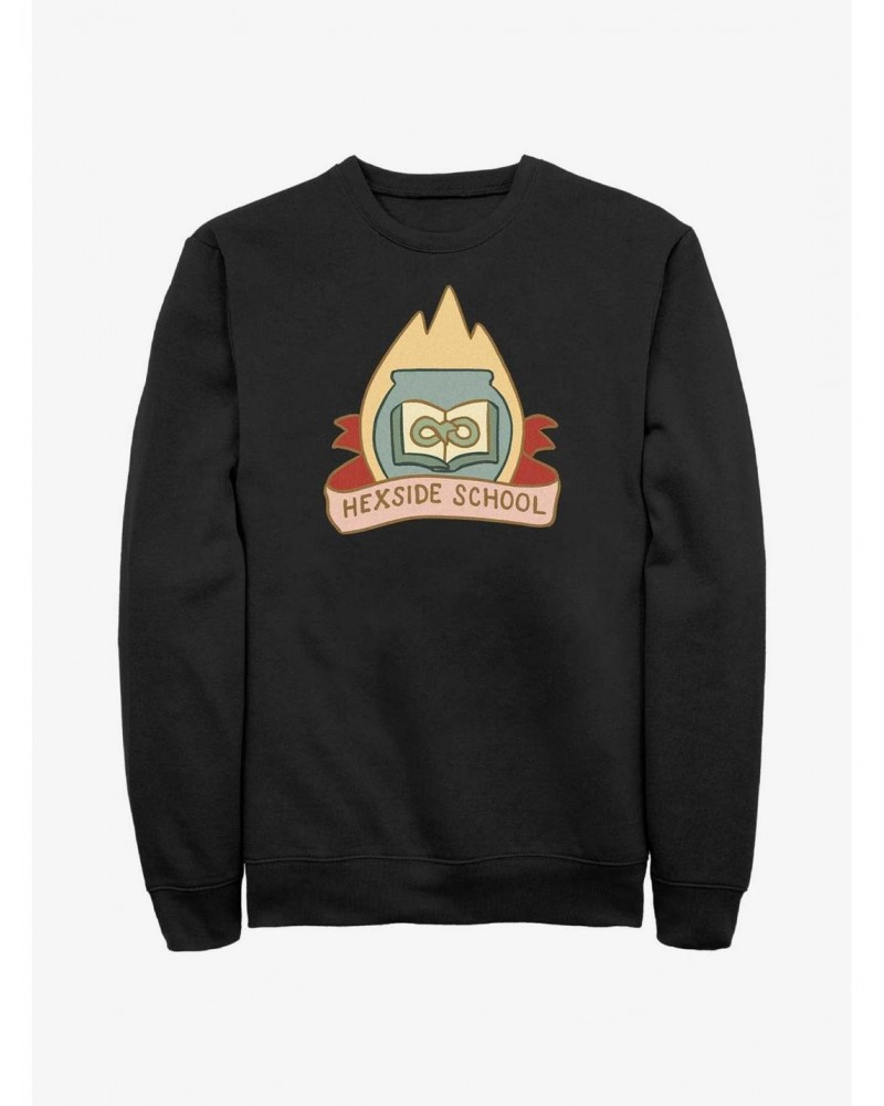 Disney The Owl House Hexside School Logo Sweatshirt $12.92 Sweatshirts