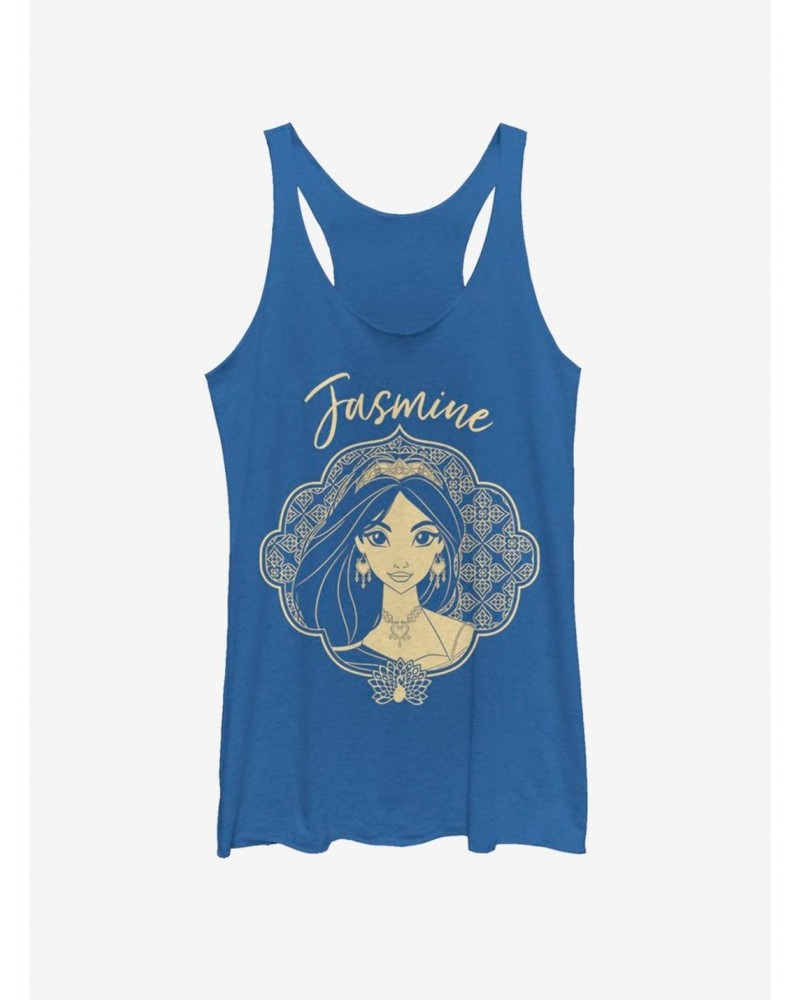 Disney Aladdin 2019 Jasmine Portrait Girls Tank $8.03 Tanks