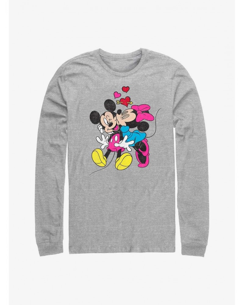 Disney Mickey Mouse Minnie Love Long-Sleeve T-Shirt $16.12 T-Shirts