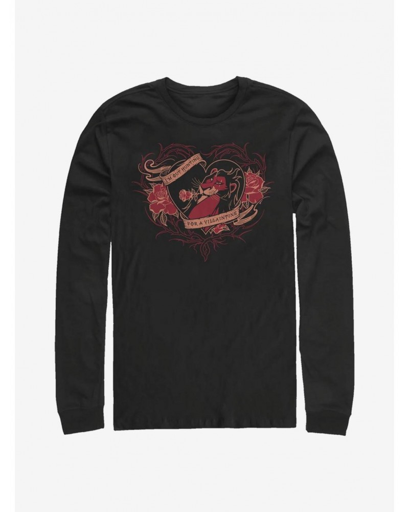 Disney The Lion King Hunting For Valentines Long-Sleeve T-Shirt $12.50 T-Shirts