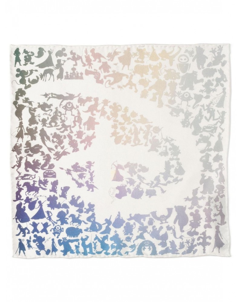 Disney100 Iridescent White Pocket Square $17.10 Squares