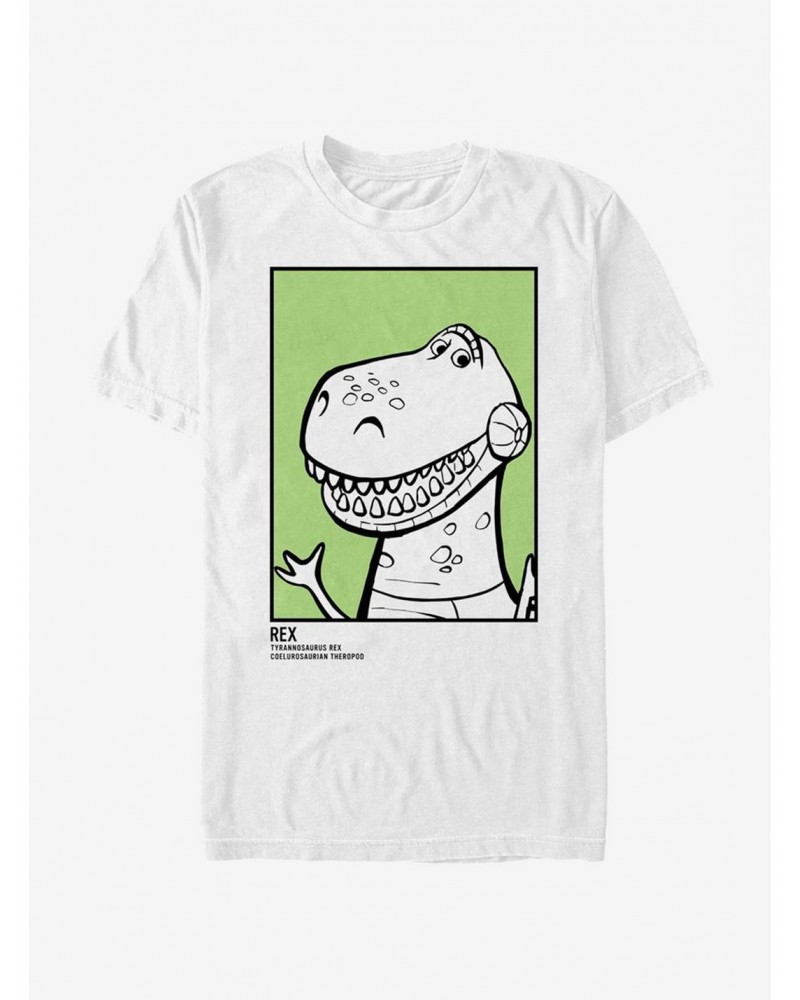 Disney Pixar Toy Story Rex ID Card T-Shirt $10.21 T-Shirts