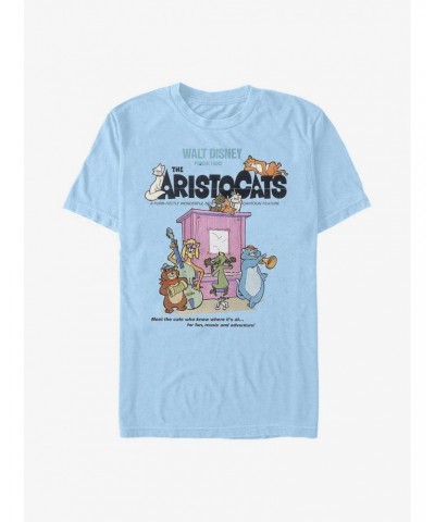 Disney The AristoCats Classic Poster Extra Soft T-Shirt $13.75 T-Shirts