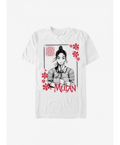 Disney Mulan Live Action Ink Line Frame T-Shirt $11.23 T-Shirts