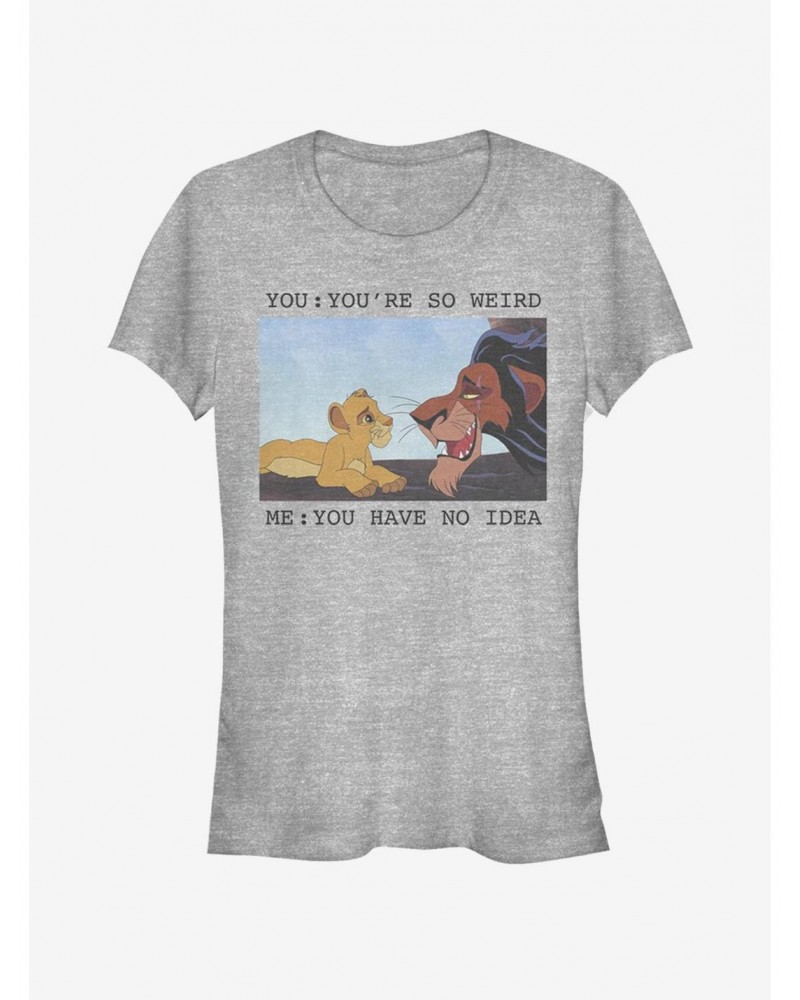 Disney The Lion King So Weird Girls T-Shirt $12.20 T-Shirts