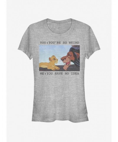 Disney The Lion King So Weird Girls T-Shirt $12.20 T-Shirts