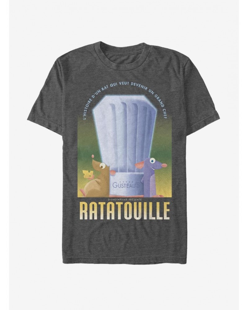 Disney Pixar Ratatouille Histoire Dun Rat Poster T-Shirt $11.71 T-Shirts