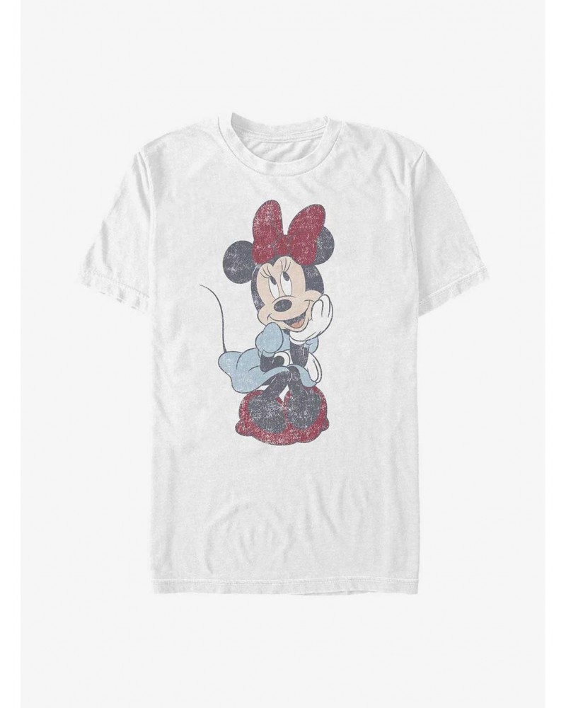 Disney Minnie Mouse Simple Minnie Sit T-Shirt $10.04 T-Shirts