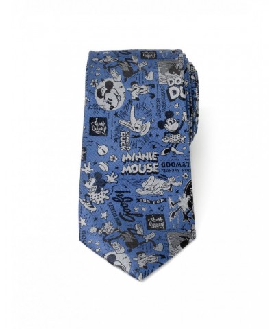 Disney100 Mickey Mouse & Friends Vintage Blue Tie $23.00 Ties