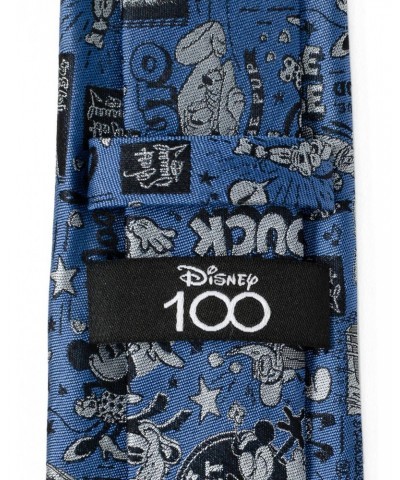 Disney100 Mickey Mouse & Friends Vintage Blue Tie $23.00 Ties