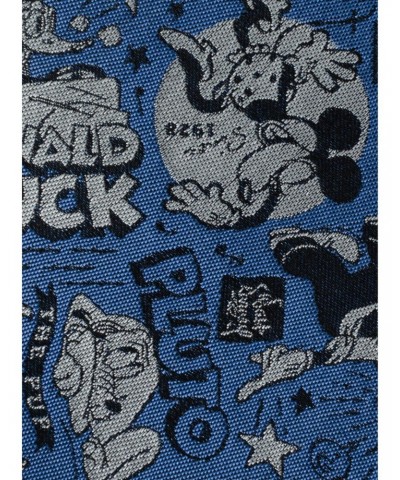 Disney100 Mickey Mouse & Friends Vintage Blue Tie $23.00 Ties