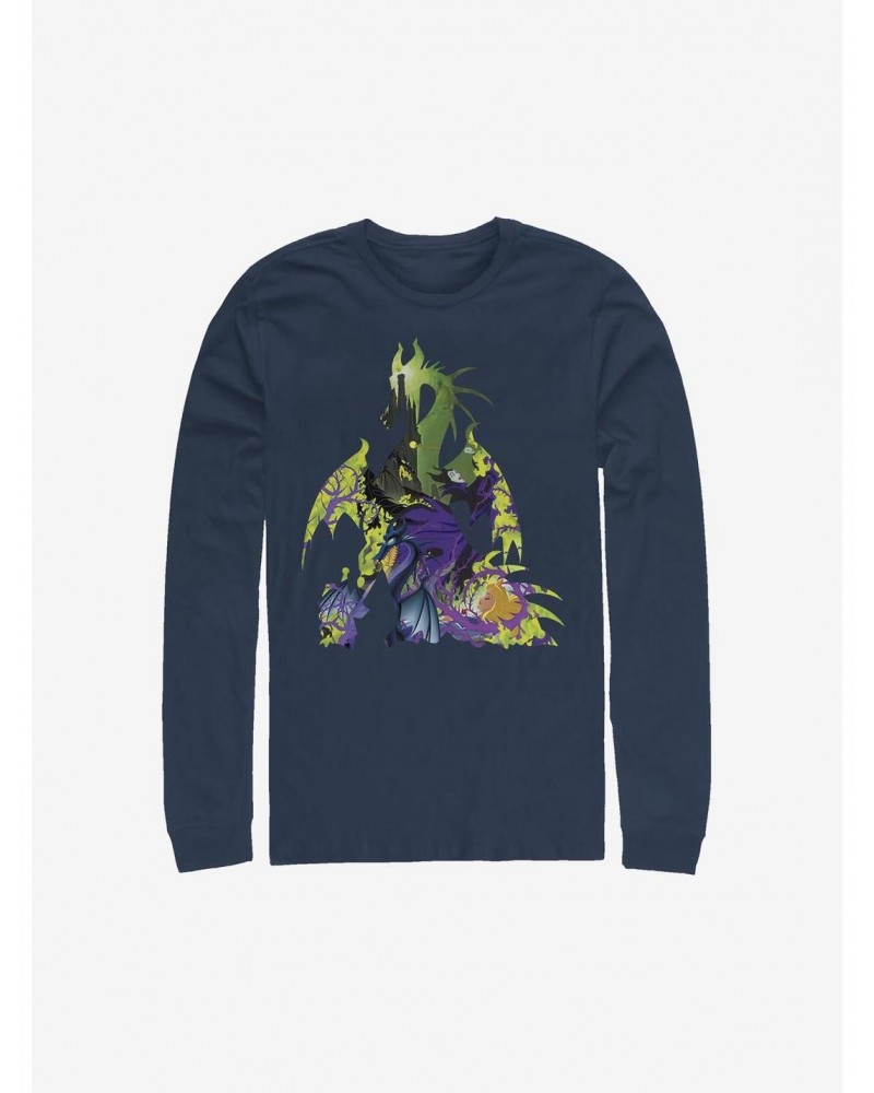 Disney Sleeping Beauty Dragon Form Long-Sleeve T-Shirt $11.52 T-Shirts