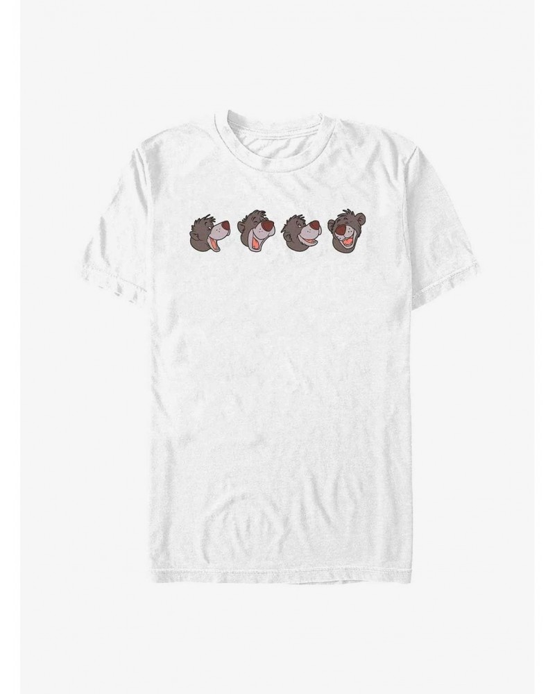 Disney The Jungle Book Baloo Faces T-Shirt $8.13 T-Shirts